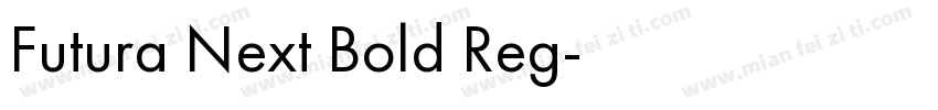 Futura Next Bold Reg字体转换